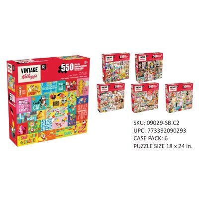 Casse-tête Vintage Kellog&#39;s 550 pcs (A7-1)