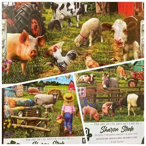 Casse-tete 750pcs Sharon Steele Une journée a la ferme (A7)