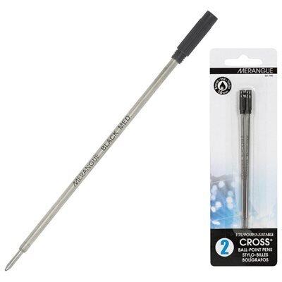 Recharge stylo  cross (2) Noir (H1-4)