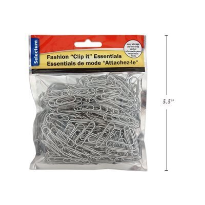 Clips 28mm argent (250) (H2-6)