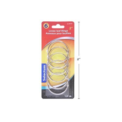 Anneaux pour feuilles 2 pouces (6) (H2-6)