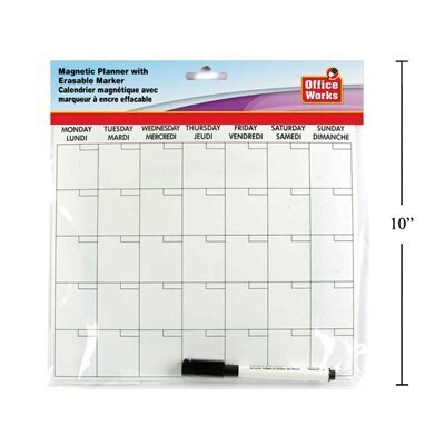 Calendrier magnetique avec feutre effacable (H3-5)