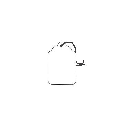 ETIQUETTES A CORDE  7 X 19mm (1000)(H5-1)
