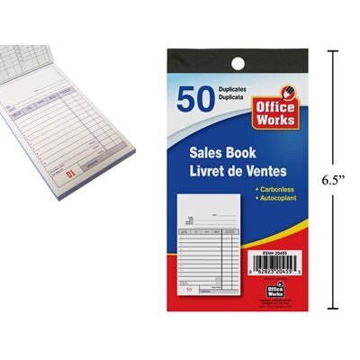 Livret de factures 50 duplicata 3.5x6.5 (H5-4)