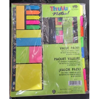 Notes autocollantes en bande asst. (H4-7)