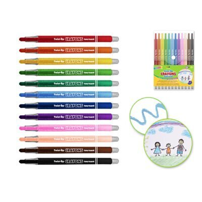 Crayons TWIST-UP (12) (I5-10)