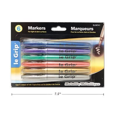 Marqueur métal. 6pcs (H4-8)