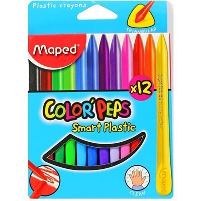 Crayon de plastique (12) Maped  (I5-8)
