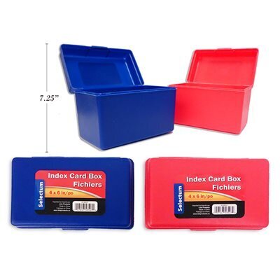 Boite de classement pour 4x6pouces coul. asst (M5-4)