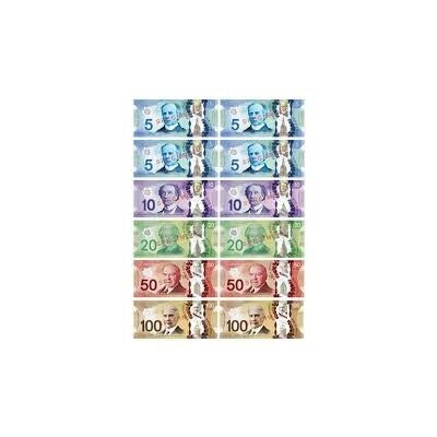 Apprendre dollars canadiens (12 pièces) foam (I1)