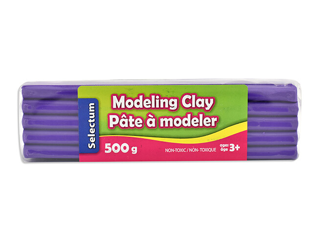 BLOC DE PATE AS MODELER MAUVE 500G (LQD)(B6-6)