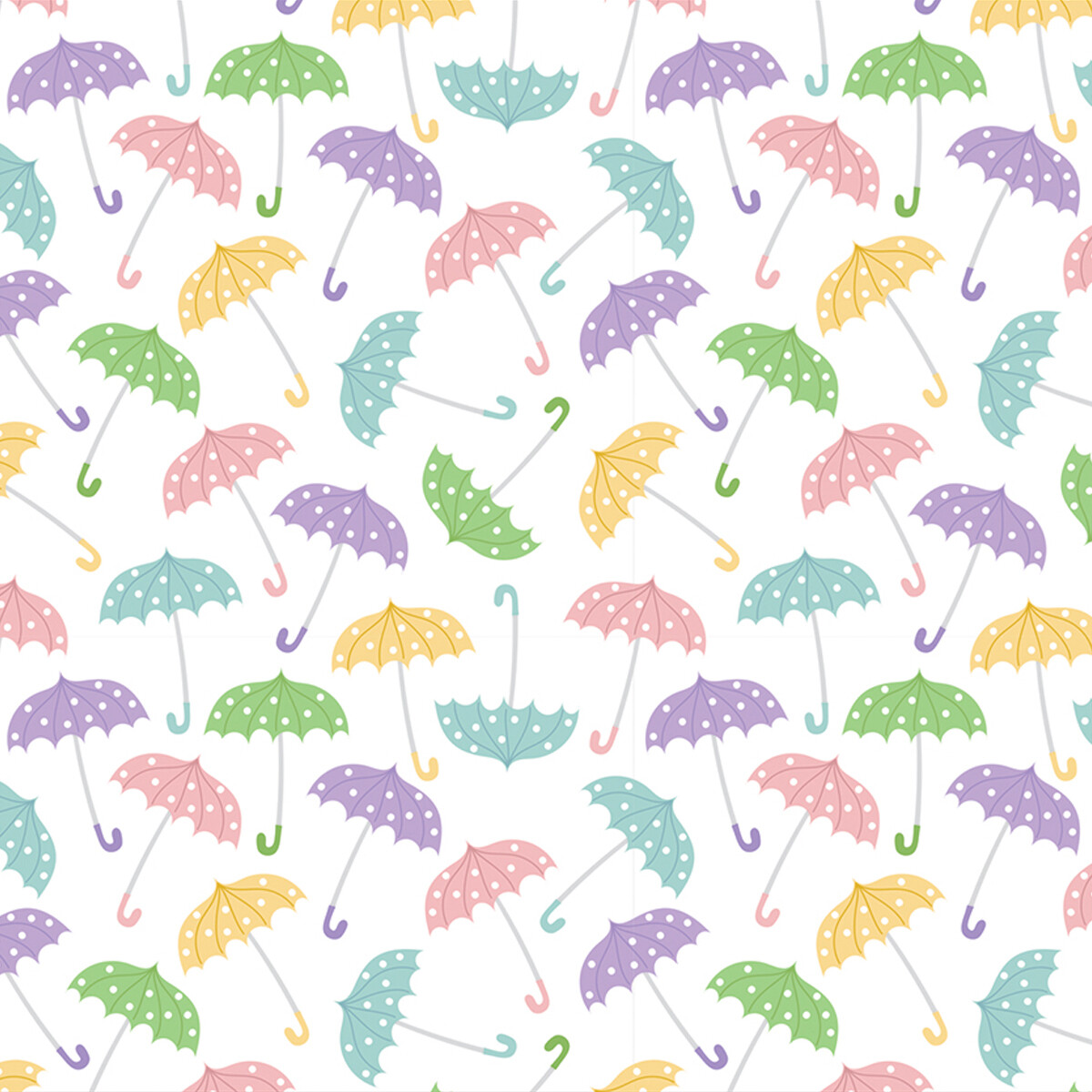 Papier d&#39;emballage plat 2 feuilles 19&#39;&#39; x 27&#39;&#39; parapluie (C5-6)