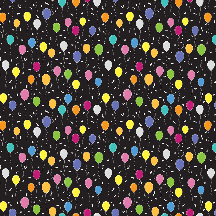 Papier d&#39;emballage plat 2 feuilles 19&#39;&#39; x 27&#39;&#39; ballons (D6)