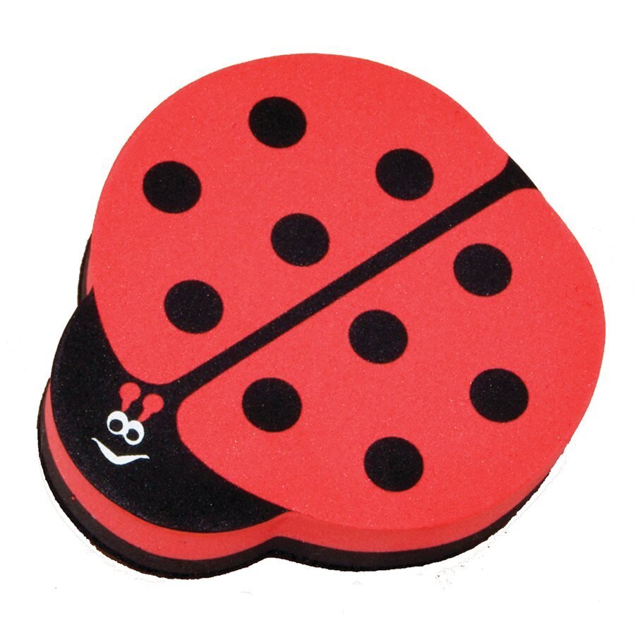 Mini efface a tableau Coccinelle 3.5 pouces magnétique (H3-3)