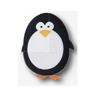 Cahier peluche pingouin 5x7 (K1)