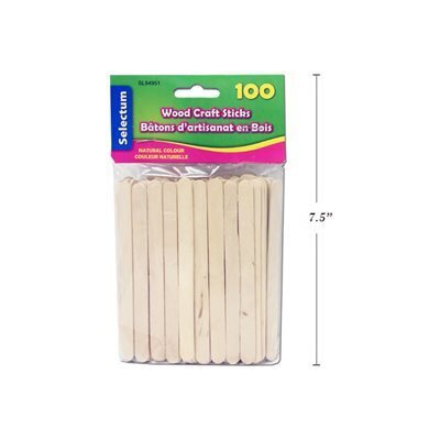 Baton a bricoler bois naturel (100) (K2-1)