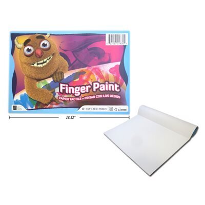 Tablette peinture doigt 12x18 (15 fls) (J1-3)