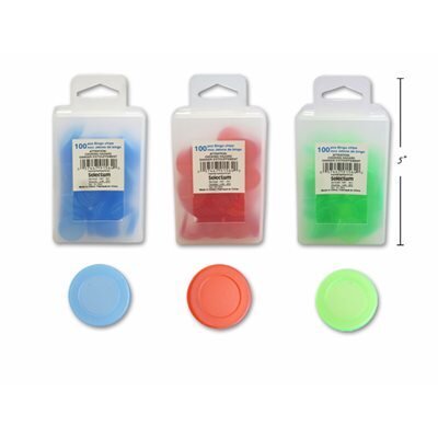 Jetons de bingo assortis couleur (100) * 1550 (J1)
