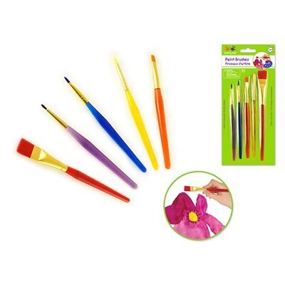 Pinceaux en kit de 5 multi pour enfants (J2-7)