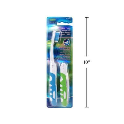 Brosse a dent de voyage (2pieces)  12/boite (E3-4)