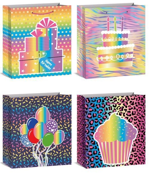 Flintronic 18 Pcs Sac Cadeau Anniversaire Enfant, Sachet Bonbons