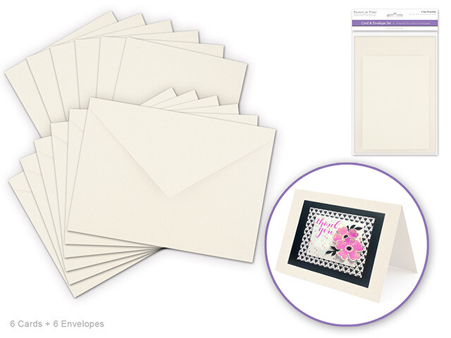 Cartes et enveloppes 6pcs4.5x6 - couleur au choix (J5)