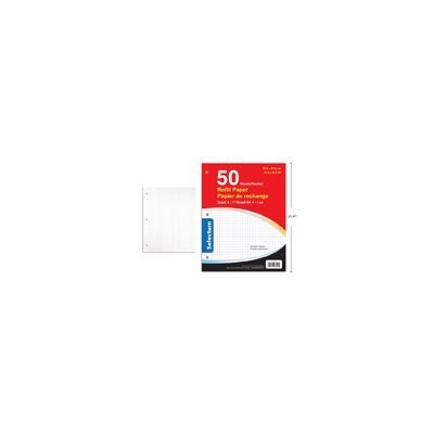 Feuilles lignées 4carré / pouce  50 f  * 1801-04 (J4-4)