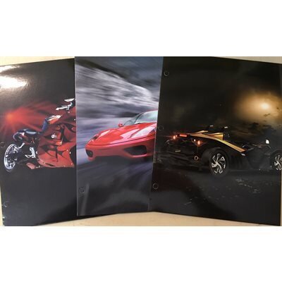 Portefolio 2 pochettes Voiture/moto  Spécial (M4-2)