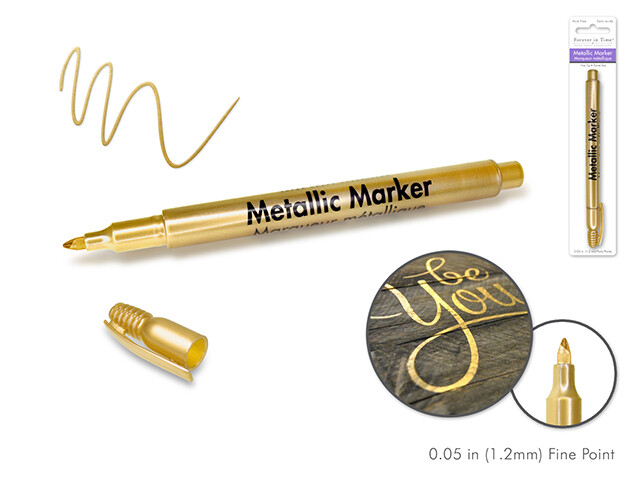 Marqueur metallique pointe fine - Couleur au choix (K5-4)