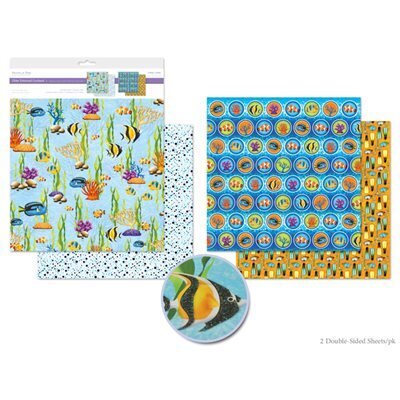 Papier scrapbooking 12x12 Paquet de 2 RW