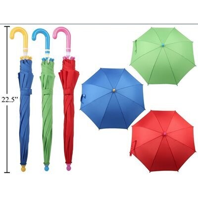 Parapluie enfants 3 couleurs asst 6/boite (E9)