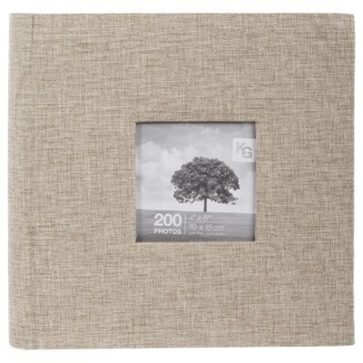 Album photo 200 x 4x6 tissu beige (L3-3)