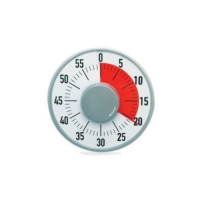 Minuterie «Time To Go» 6 pouces Pas besoin de batteries (O2-1)