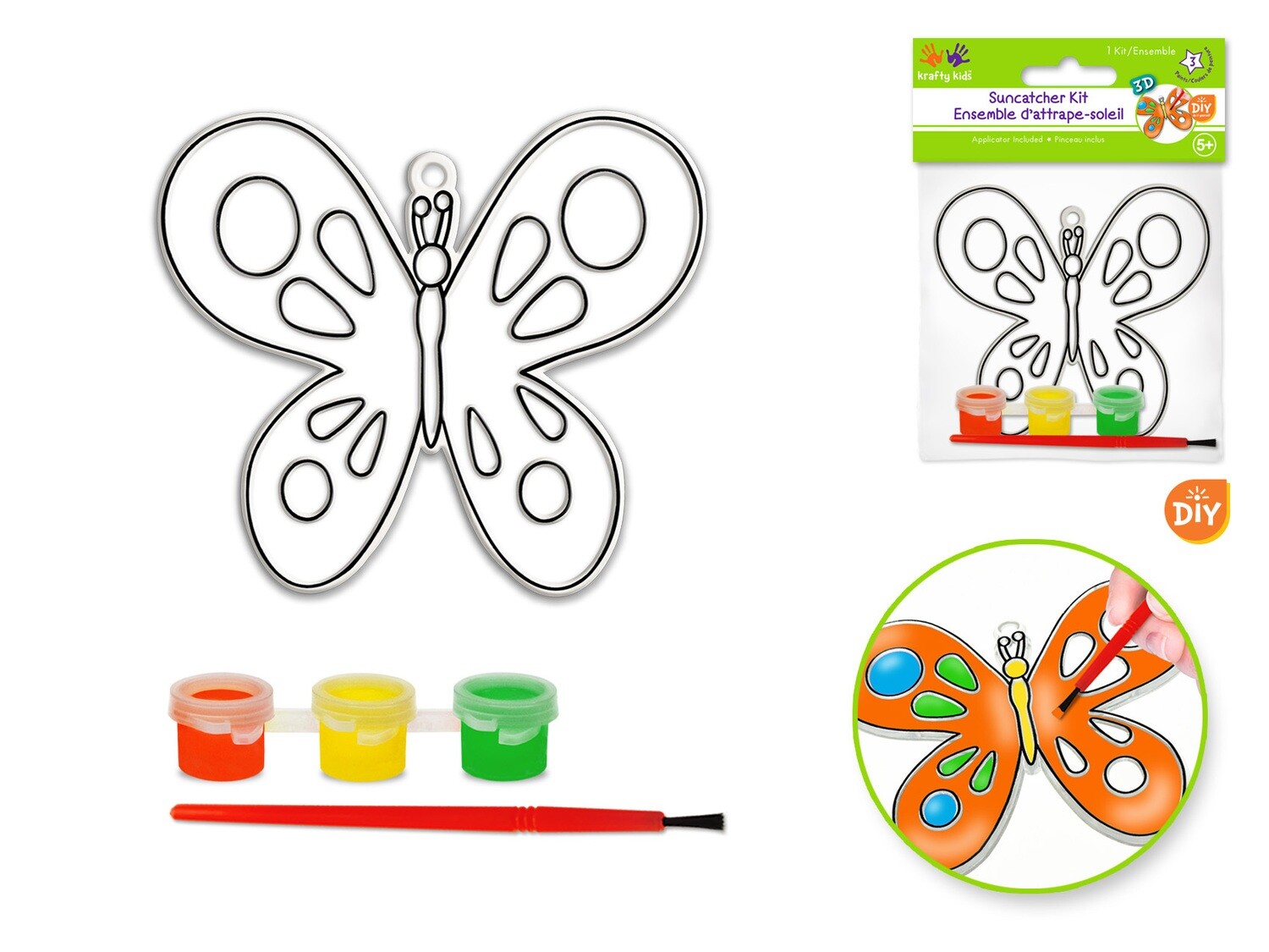 Ensemble d&#39;attrape soleil papillon (B6-1)