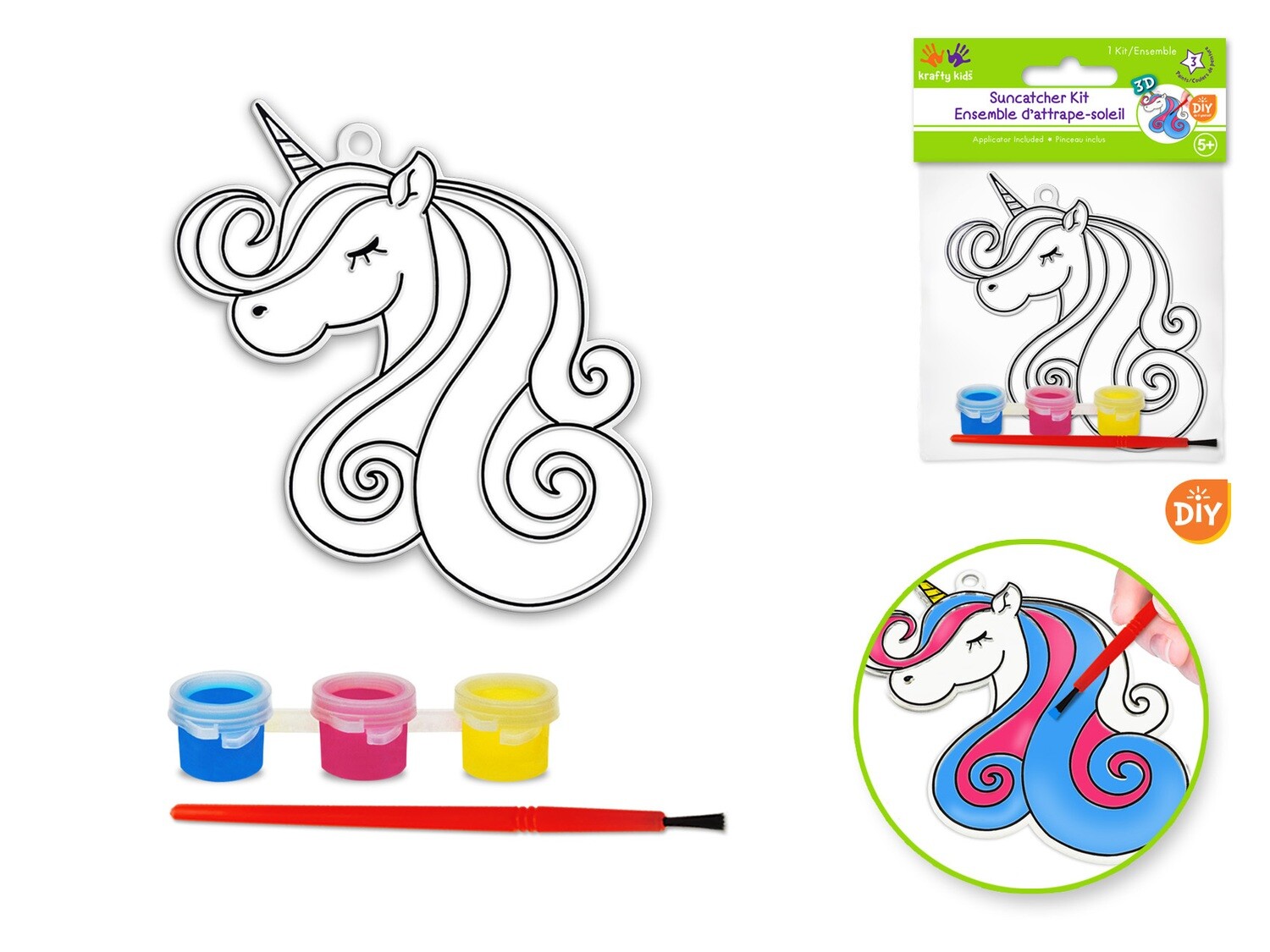 Ensemble d&#39;attrape soleil licorne (B6-2)