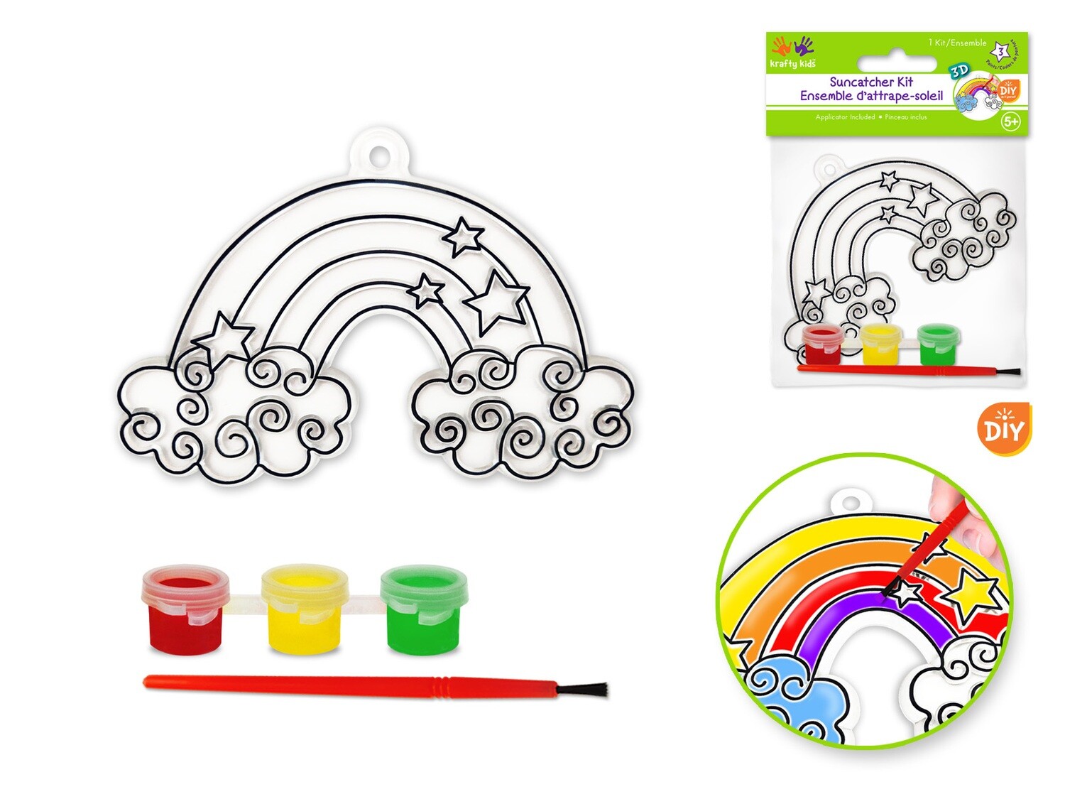 Ensemble d&#39;attrape soleil arc-en-ciel (B6-2)