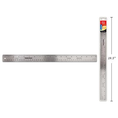 Règle métal 18pouces/45cm (I2-6)