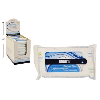 Lingettes nettoy/démaquillantes visage sans alcool (10pcs) l (O1)
