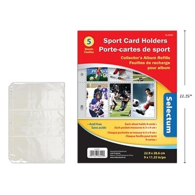 Pochettes cartes sportives (5) * (L4)
