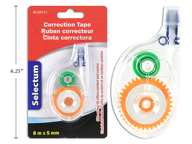 Ruban correcteur 8m sur carte (I4-1)