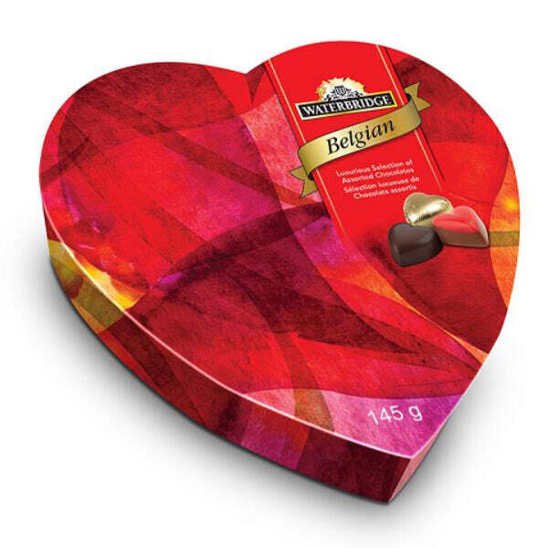 Boite en coeur chocolat belge 145g
