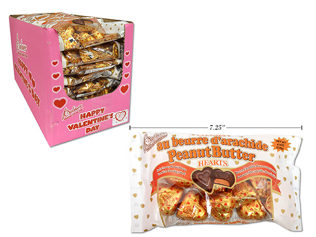 Cœur en chocolat beurre d&#39;arachide 128g (SV)