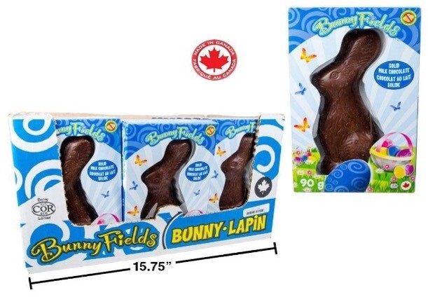 Chocolat au lait solide lapin 90g (PQ)