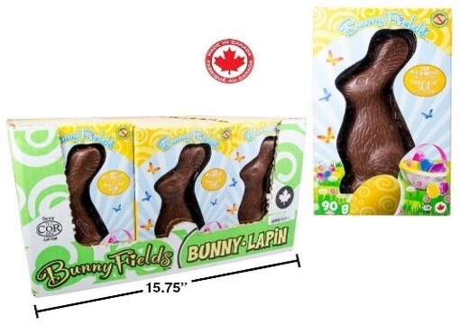 Chocolat au lait croustillant solide lapin 90g
