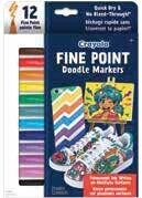 12ct Fine Point Doodle Marker (E5)
