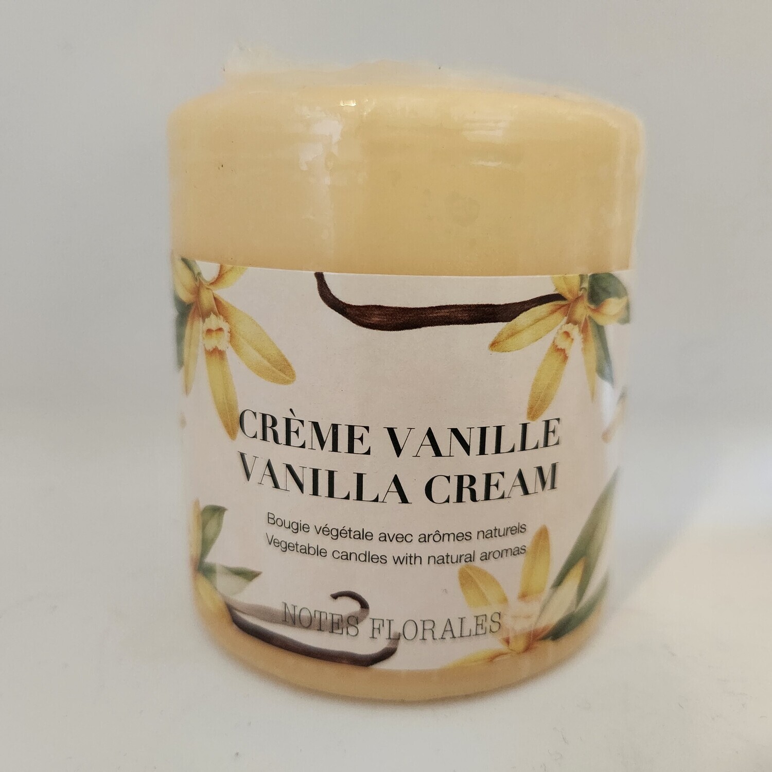 Bougie végétale  arômes naturels Creme Vanille 80x70cm, 5%(B5-2)
