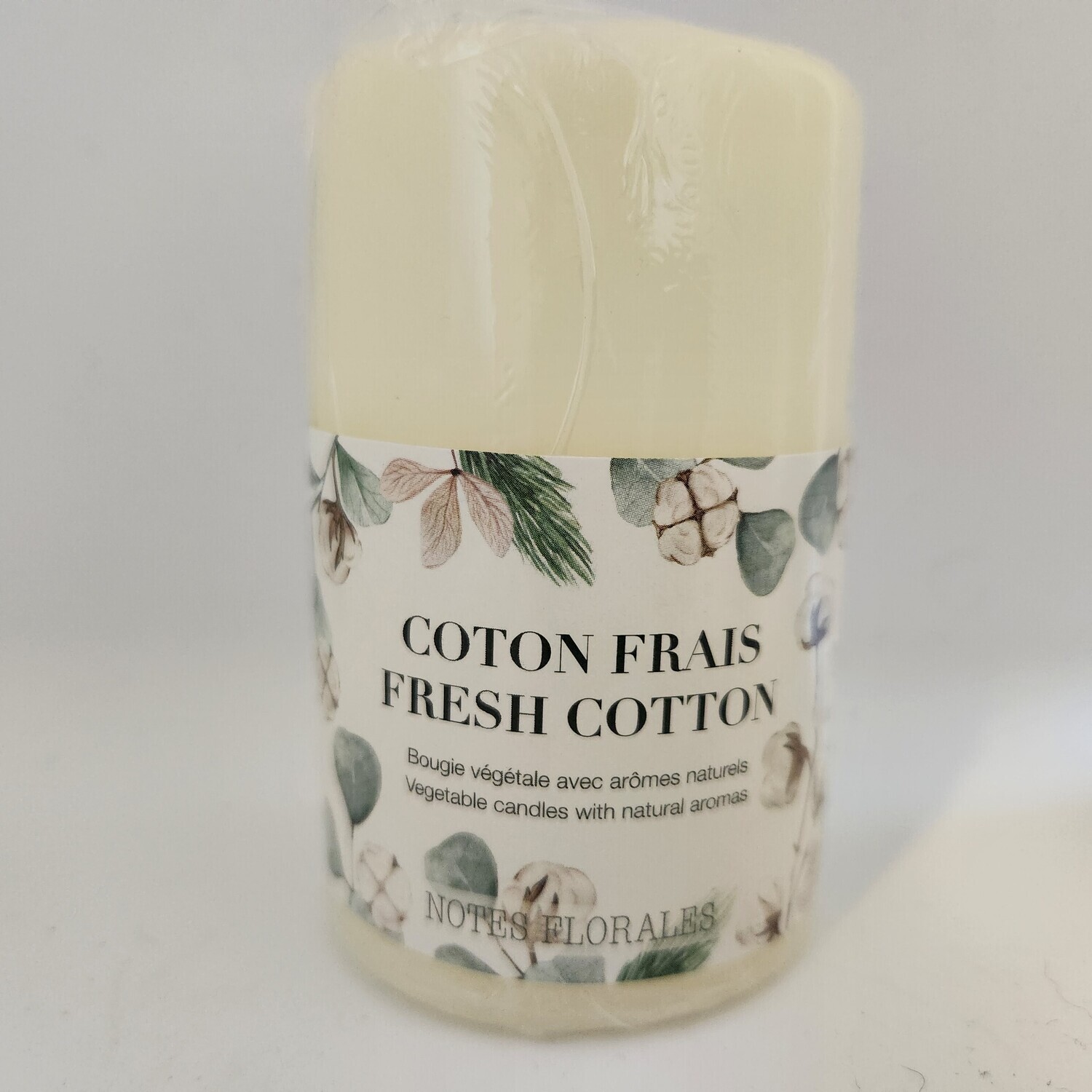 Bougie végétale  arômes naturels Cotton Frais (100x 60cm),5%(B5-3)