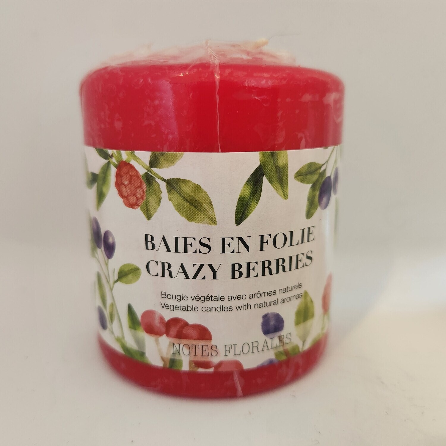 Bougie pilier parfume&#39;Fruits rouges sauvages 80x70cm, 5%(B5-2)