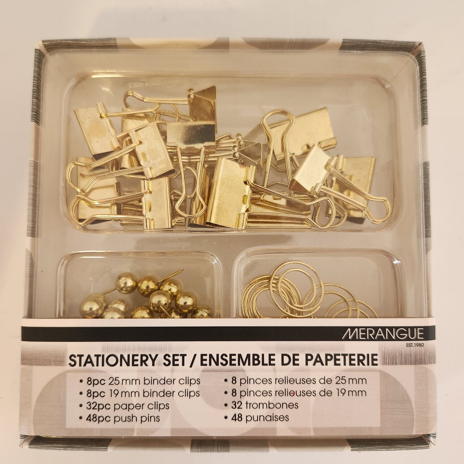 Ensemble de papeterie. or (H2-3)