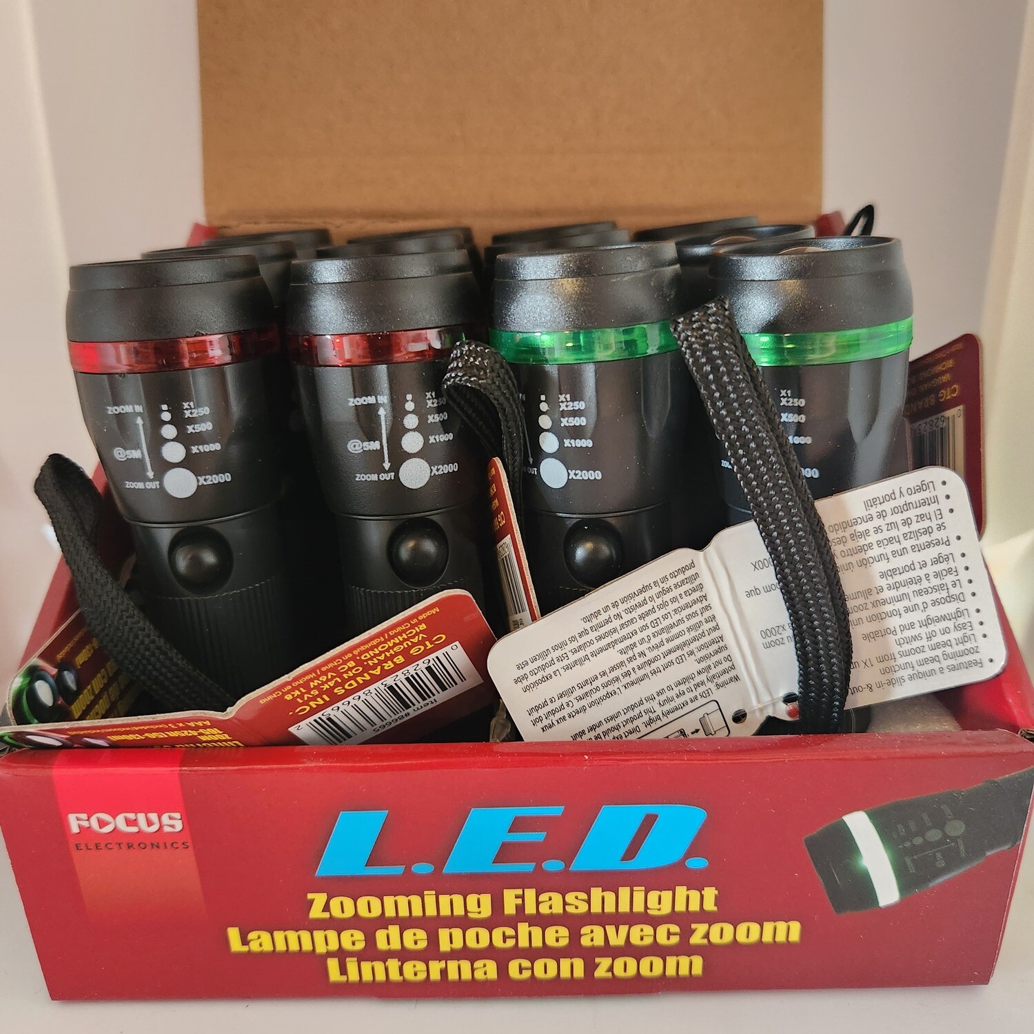 Lampe de poche avec zoom (L3-8)